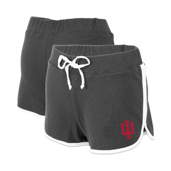 Women's Charcoal Indiana Hoosiers Relay French Terry Shorts