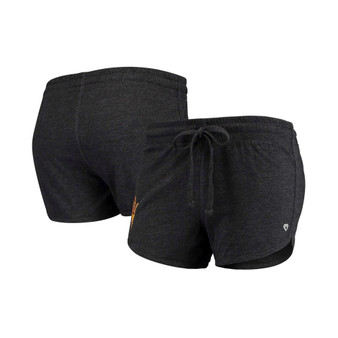 Women's Heather Black Arizona State Sun Devils Simone Lounge Shorts