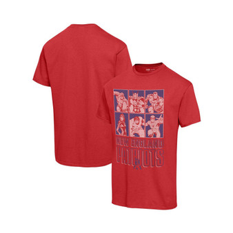 Men's and Women's Red New England Patriots Disney Marvel Avengers Line-Up T-shirt