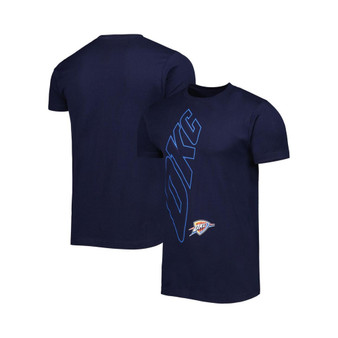 Men's and Women's Navy Oklahoma City Thunder Element Logo Pop T-shirt