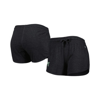 Women's Heather Black Michigan State Spartans Simone Core Shorts