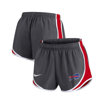 Women's Charcoal Buffalo Bills Logo Performance Tempo Shorts