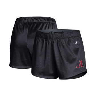 Women's Black Alabama Crimson Tide Mesh Shorts