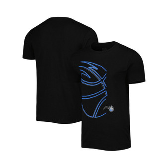Men's and Women's Black Orlando Magic Element Logo Pop T-shirt
