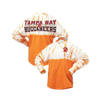Women's Branded Orange Tampa Bay Buccaneers Vintage-Like Spirit Jersey Long Sleeve T-shirt