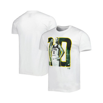 Men's and Women's Sue Bird White Seattle Storm Player Skyline T-shirt