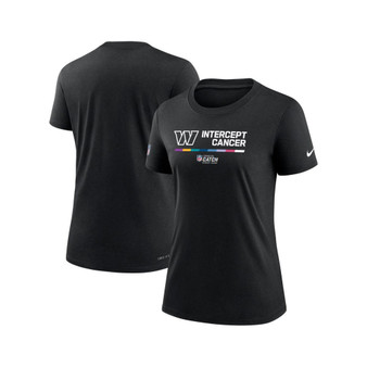 Women's Black Washington Commanders 2022 NFL Crucial Catch Performance T-shirt