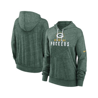 Women's Green Green Bay Packers Gym Vintage-Like Lightweight Hooded Top