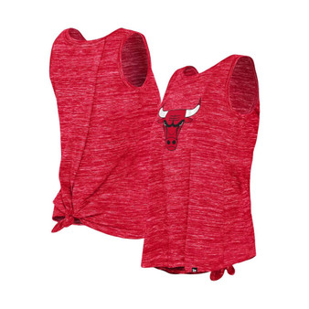 Women's Red Chicago Bulls Space Dye Active Tank Top