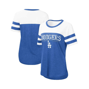 Women's Royal, White Los Angeles Dodgers Setter T-shirt