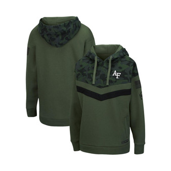 Women's Olive, Camo Air Force Falcons OHT Military-Inspired Appreciation Extraction Chevron Pullover Hoodie