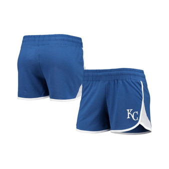 Women's Royal Kansas City Royals Stretch French Terry Shorts