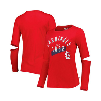 Women's Red St. Louis Cardinals Formation Long Sleeve T-shirt