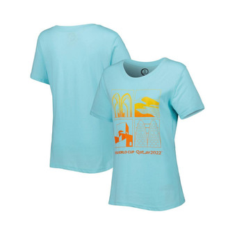 Women's Aqua FIFA World Cup Qatar 2022 Oasis T-shirt
