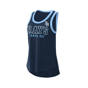 Women's Navy Tampa Bay Rays Clubhouse Tank Top