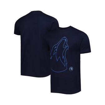 Men's and Women's Navy Minnesota Timberwolves Element Logo Pop T-shirt