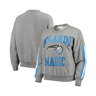 Women's Gray Orlando Magic Slouchy Rookie Pullover Sweatshirt