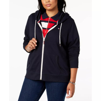 Plus Size Zip-Front Hoodie, Created for Macy's