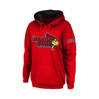 Women's Red Illinois State Redbirds Big Logo Pullover Hoodie