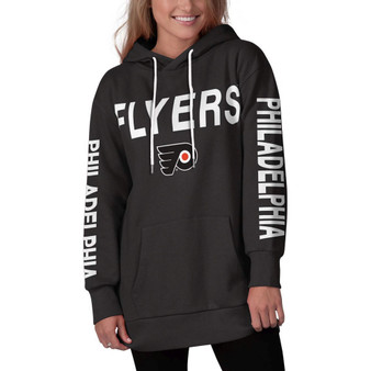 Women's Black Philadelphia Flyers Extra Inning Pullover Hoodie