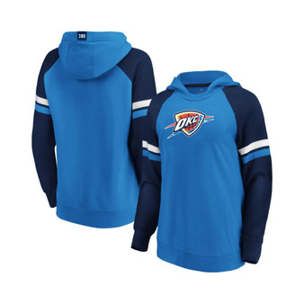 Women's Branded Blue, Navy Oklahoma City Thunder Iconic Best in Stock Pullover Hoodie