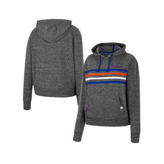 Women's Charcoal Florida Gators Backstage Speckled Pullover Hoodie