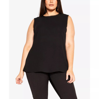 Trendy Plus Size Avery Sleeveless Top