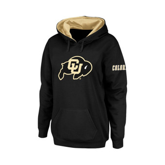 Women's Black Colorado Buffaloes Big Logo Pullover Hoodie