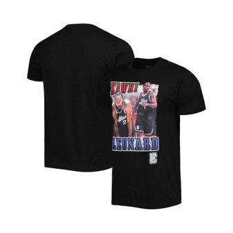 Men's and Women's Kawhi Leonard Black LA Clippers Player City Edition Double Double T-shirt