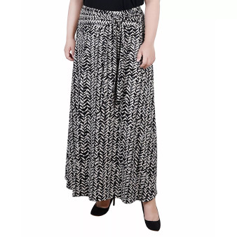 Plus Size Maxi with Sash Waist Tie Skirt
