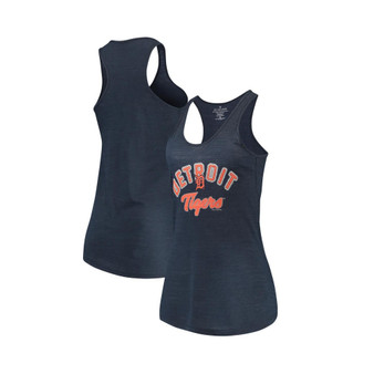 Women's Navy Detroit Tigers Multicount Racerback Tank Top