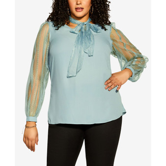 Trendy Plus Size Amalia V-neck Top