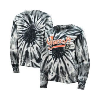 Women's Black Martin Truex Jr MVP Tie-Dye Pullover Sweatshirt