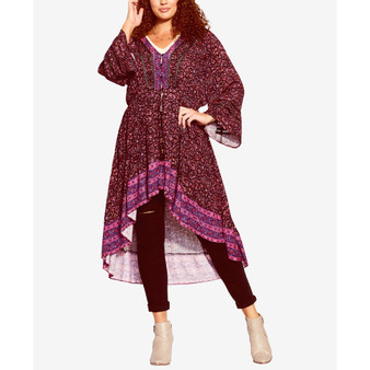Trendy Plus Size Marigold Duster
