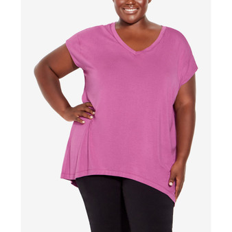Plus Size Tenille V-neck Top