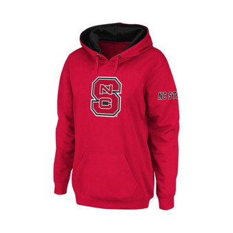 Women's Red NC State Wolfpack Big Logo Pullover Hoodie