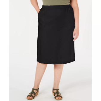 Plus Size Classics Classic Fit Skirt