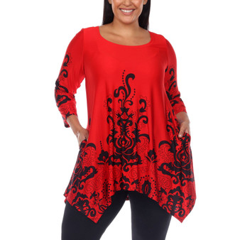 Plus Size Yanette Tunic Top