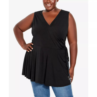 Plus Size Lindsey Wrap Top