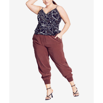 Trendy Plus Size Exotic Tile Top