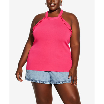 Trendy Plus Size Ruffled Top