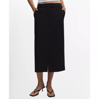 Women's Slit Detail Lyocell Skirt