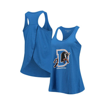 Women's Royal Durham Bulls Charm Scoop Neck Racerback Tank Top