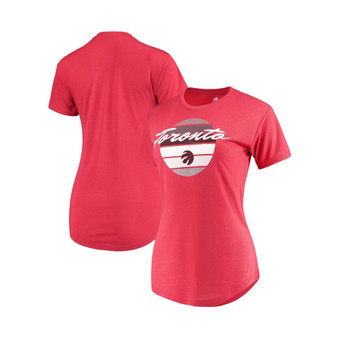 Women's Red Toronto Raptors Phoebe Super Soft Tri-Blend T-shirt