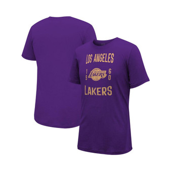 Men's and Women's Purple Los Angeles Lakers City Year T-shirt