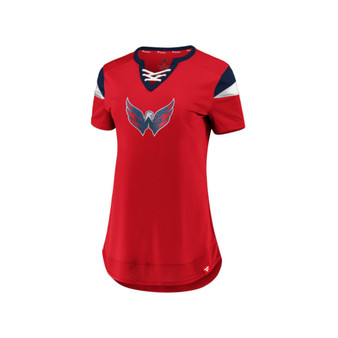 Washington Capitals Women's Athena Lace Up Shirt
