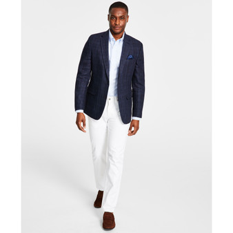 Men's Slim-Fit Windowpane Sport Coat, Created for Macy's