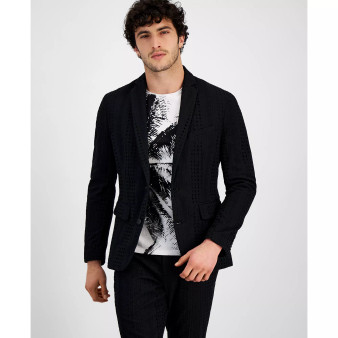 Men's  Slim-Fit Embroidered Eyelet Suit Jacket, Created for Macy's