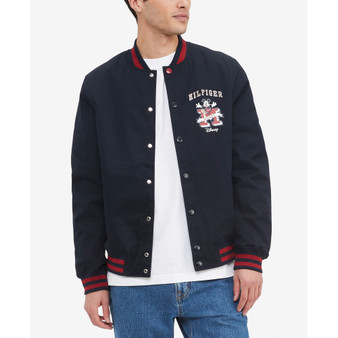 x Disney Men's Varsity Mickey Mouse Graphic Bomber Jacket