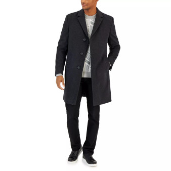Men's Classic-Fit Camber Wool Overcoat
